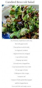 Candied Broccoli Salad