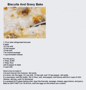 Biscuits And Gravy Bake